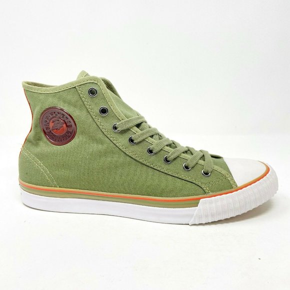P.F. Flyers Other - PF Flyers Center Hi Reiss Army Olive Green White Men Sneakers PM11CH2B